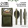 A set of folding devices "to new heights", spoon, fork, knife