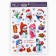 Interior sticker "Snowmen", 29.7 x 42 cm, New Year