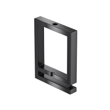 Components for textile suspension system Technical Tra130BS-B, 3.8x0.7x5 cm, black color
