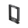 Components for textile suspension system Technical Tra130BS-B, 3.8x0.7x5 cm, black color