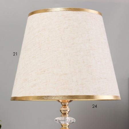 Board lamp with backlight "Rundy" E27 40W gold 24x24x41 cm-2