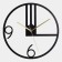 Wall-wall watches "quarter", silent, d-30 cm, aa