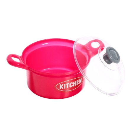 Game set "Dream kitchen" with dishes and products, light, sound, works from batteries-11