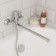 MILARDO STRIPE StRSB02M10 bath mixer, single -leaf, long spout 350 mm, chrome