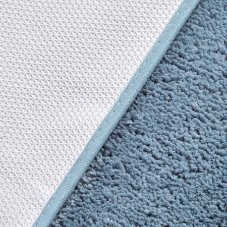 Bathroom soft rug, 50x80 cm, blue color-5