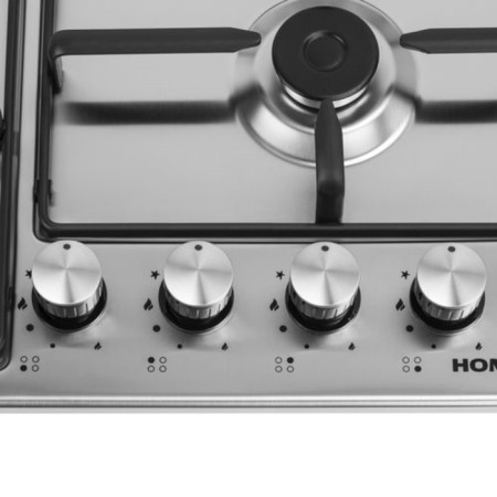 Honel Homsar HGS643S, gas, 4 burners, gray-9