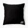 Ethel pillow, 45x45+1 cm, black, 100% cotton