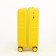 Small suitcase 20 "On a zipper, code castle, 4 wheels, yellow color
