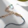 Skoker Shar No. 2 faceted “spinel”, gray color, 37 cm with an extension cm 7 cm