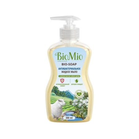 Antibacterial Liquid soap BIOMIO BIO-SoAP with tea tree oil, 300 ml-1