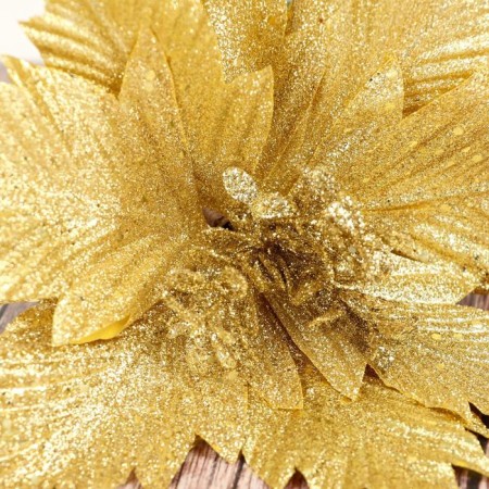 Decor "Cold Flower" 27x20 cm, gold-1