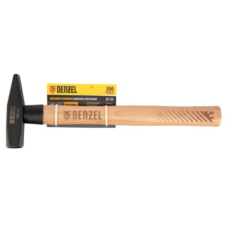 Denzel locksmith hammer 10427, forged square steel, beech handle, 300 g-2