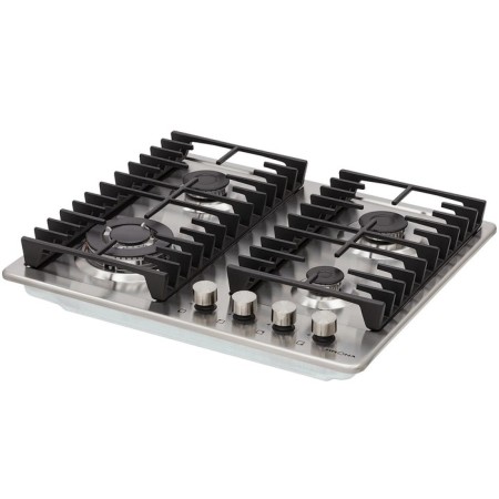Krona Hagel 60 IX W, gas, 4 burners, silver.-1
