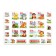 A set of stickers for kindergarten "Animals" 3 sets of 36 pieces