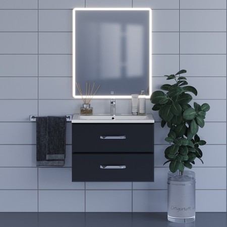 The bathroom mirror Uperwood Foster 70x80 cm, with LED backlight-3