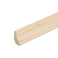 Substitar skirting board, aspen, higher grade, 250x3x1.2 cm