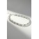Pearl beads "Bride" ball No. 10, white color with rhinestones, l = 40 cm