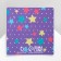 Acryl Earrings "Cars" drop and star, color pink blue