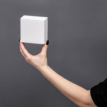 Floristic base of foam "Square", 10 x 5 cm-4