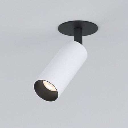 Lamp ceiling Elektrostandard, Diffe LED 8 W, 39x39x153 mm, IP20, white, black color