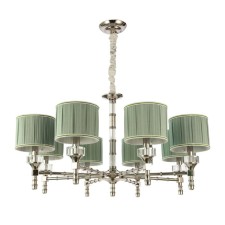Люстра подвесная St Luce. SL1121.103.08. Oleo. 8х40 Вт, E14, 86х86х53 см, цвет никель