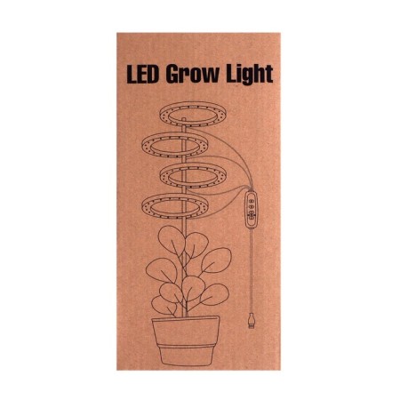 LED phytosvetnel, 2 watts, 5 c, in a pot, USB, full spectral, 1 circle-4