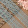 Capricon lace, 45 mm × 10 ± 1 m, blue color