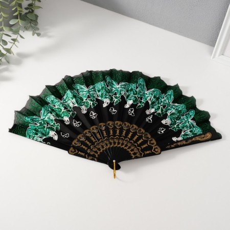Fan h = 14 cm "Roy butterflies" mix-1
