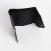 Women's wallet on the button, black color