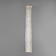 Metal zipper, No. 3, non -proceeding, automatic lock, 60 cm, white/gold color