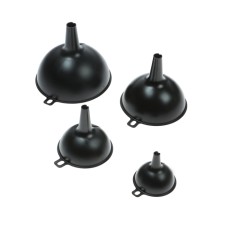 Oktan funnel set, 4 pcs, 115, 95, 75 and 55 mm, black