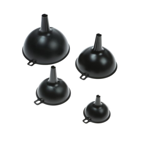 Oktan funnel set, 4 pcs, 115, 95, 75 and 55 mm, black