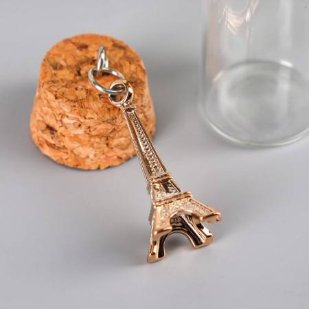 Decor for creativity Glass "A bottle with a cork - Eiffel Tower" 6x2x2 cm-2