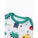 Body baby with long sleeve, white color, height 56 ​​cm