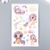 Tattoo on the body color "Funny unicorn" 12x7.5 cm