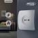 Single Luazon Lighting "ECB", 10 A, hidden, without salary, white