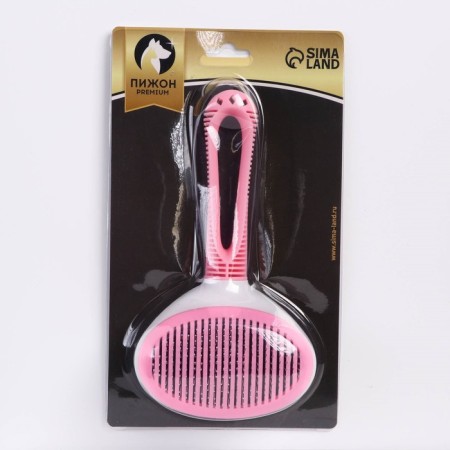 Pucrhee with self -cleaning Premium diode is round, with drops, lightweight, 10 x 19 cm, pink 74379-4