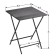Folding table "Lunge Light", 605 × 605 × 750 mm, DPP gray / frame metal black matte