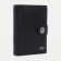 Male purse on Magnet, 3 in 1, department for auto documents and passports, black color