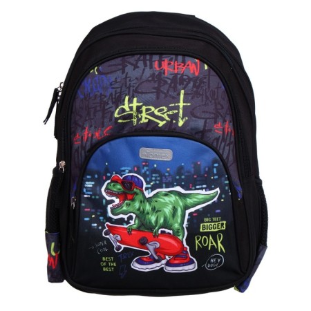 School backpack Devente Attomex Basic City Dino, 38 x 27 x 17 cm, ergonomic back-1