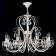 Princess 8x60W E14 Cream gold chandelier