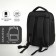 Backpack - male bag, textile color gray
