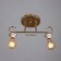 Aleta chandelier 2x40W BP E27 Gold Model: 2800430