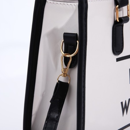 Bag Women's Tout with zipper, gray color-5