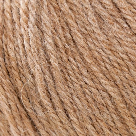 Alpaca yarn 65% alpaca, 20% viscose, 15% acrylic 150m/50g (077 beige dark)-2
