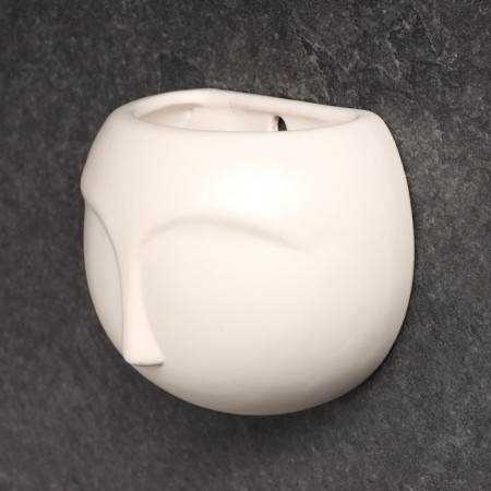 Squeezy Kashpo "silhouette" white, 11x6cm-1