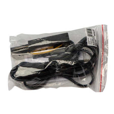 Power supply for the G. Uniel tire pipeline, with a power wire 3 m and fork, IP20, black color-1