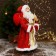 Santa Claus "in a red belted fur coat, with gifts" 45x23 cm