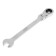 The key combined cross -ching hinged tundra, CRV, polished, 72 teeth, 12 mm