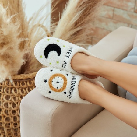 Women's slippers, size 40-41, milk-5